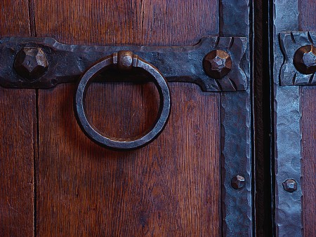 Brown Wood Door